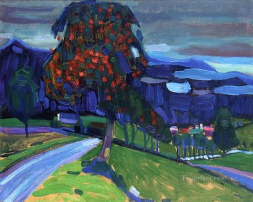 Puramente abstracto Painting - Otoño en Murnau Resumen